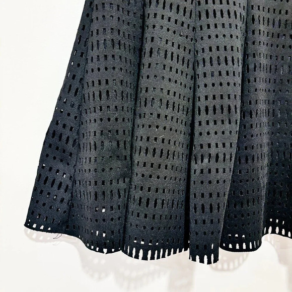 GLAMOROUS Black flared mesh skirt | Circle cut, elegant flowy design | X-Small * - Picture 3 of 6
